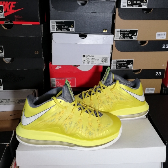 "RARE" NIKE AIR LEBRON JAMES 10 "SONIC" MEN'S SZ7.5➡️WOMEN'S SZ9 BRAND NEW - Picture 6 of 13